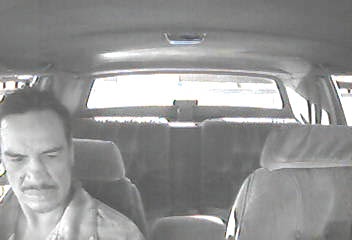 Suspected of damaging a taxi camera system