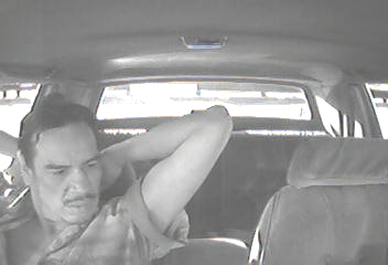 Suspected of damaging a taxi camera system