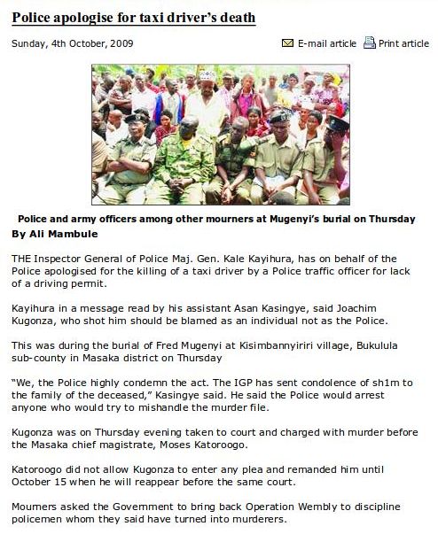Screenshot of a news article