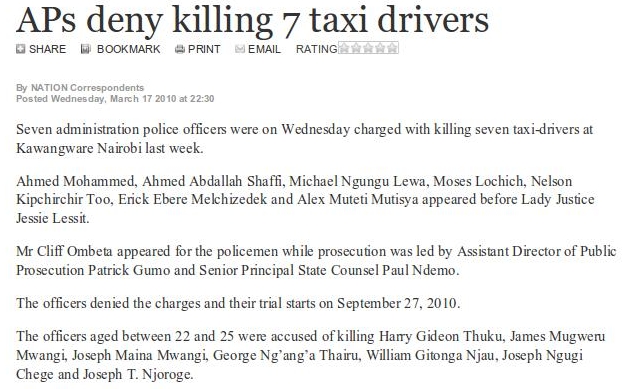 Screenshot of a news article