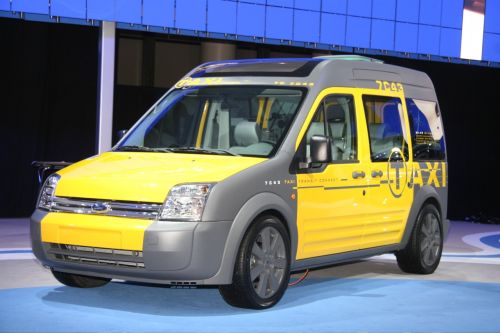 Ford Transit Connect Taxi at the NYC Auto Show March 2008 Vehicles