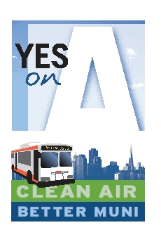 Political campaign poster calls for clean air and better transit